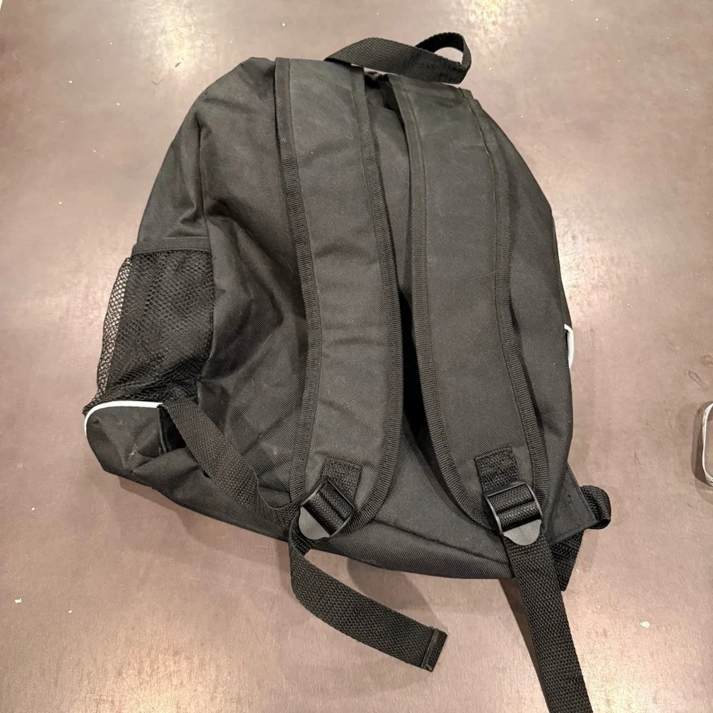 F35 Black Backpack with Embroidered Logo